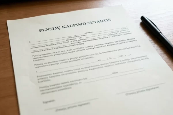 pensijų kaupimo sutartis