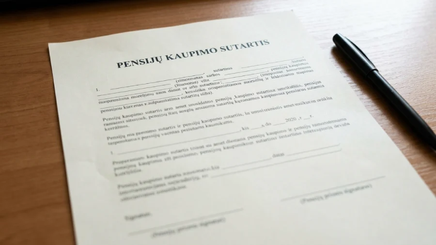 pensijų kaupimo sutartis